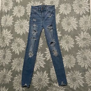 American Eagle super hi-rise jegging